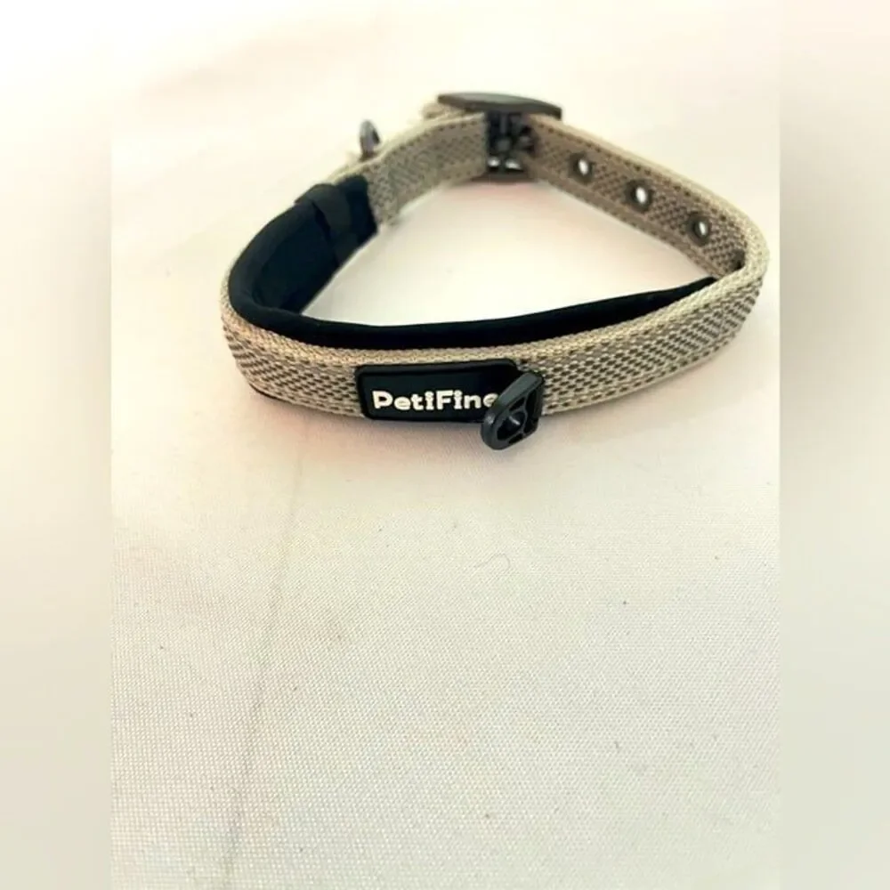 Pet find dog‎ collar size small gray